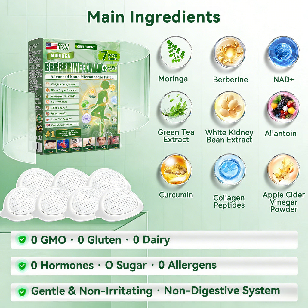 GEELEMON®💕 𝑴𝒐𝒓𝒊𝒏𝒈𝒂 & 𝑩𝒆𝒓𝒃𝒆𝒓𝒊𝒏𝒆 𝟏𝟎-𝐈𝐍-𝟏 𝐀𝐝𝐯𝐚𝐧𝐜𝐞𝐝 𝐍𝐚𝐧𝐨 𝐌𝐢𝐜𝐫𝐨𝐧𝐞𝐞𝐝𝐥𝐞 𝐏𝐚𝐭𝐜𝐡