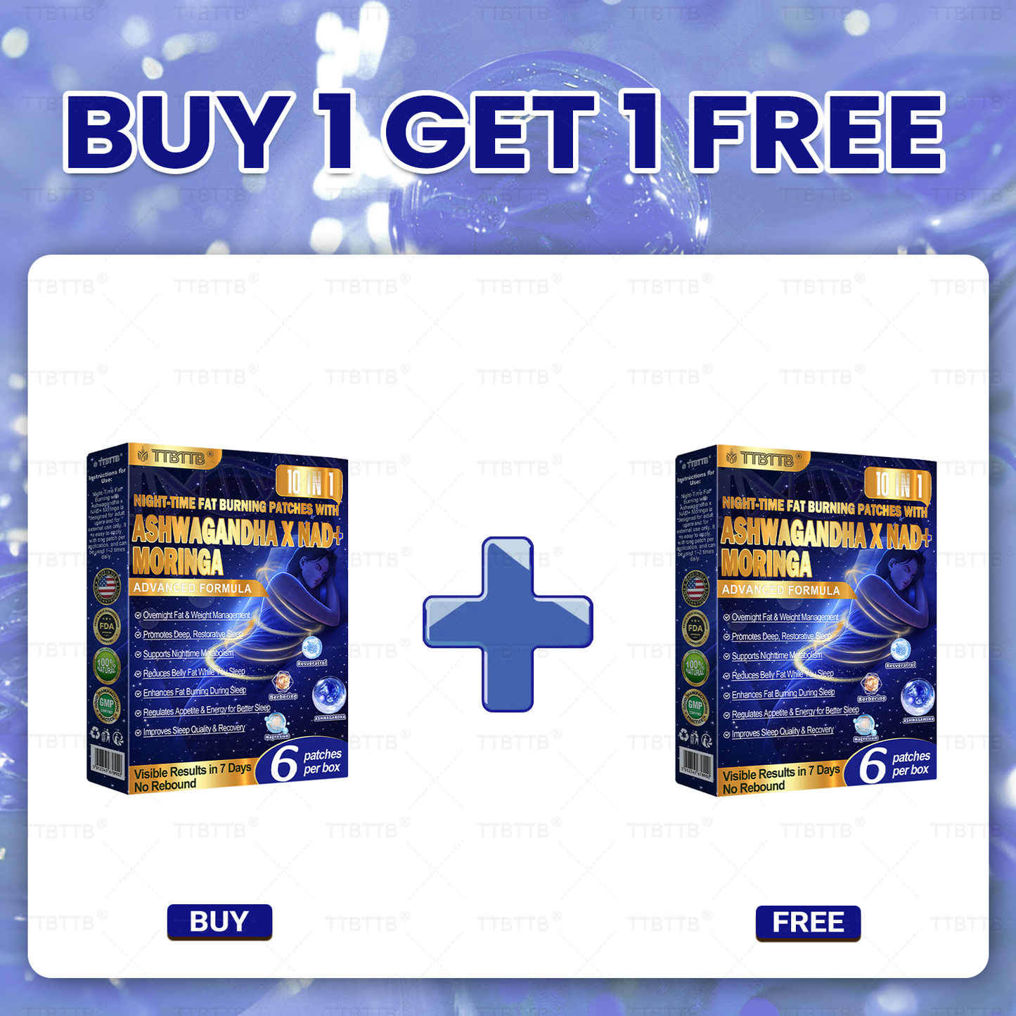 NIGHT-TIME FAT BURNING PATCHES! ZERO PILLS & ZERO WASTE & ZERO STRUGGLE & 100% RESULTS.