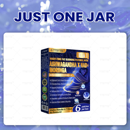NIGHT-TIME FAT BURNING PATCHES! ZERO PILLS & ZERO WASTE & ZERO STRUGGLE & 100% RESULTS.